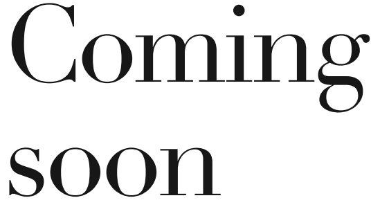 Coming soon
